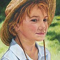 Girl in Straw Hat
